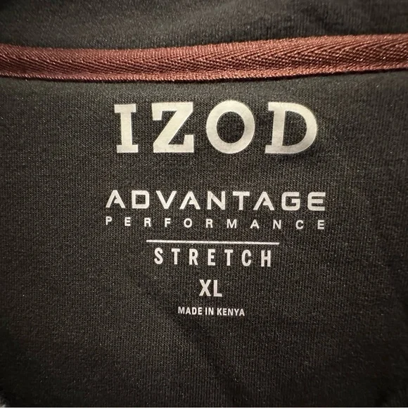Izod Gray Zip Up Sweater - Picture 3 of 7